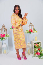 Load image into Gallery viewer, Yellow and Fuchsia Dress